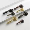 Cabinet Pull Eye-catching Corrosion Resistant Zinc Alloy Furniture Handle Wardrobe