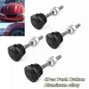 4X 22Mm Cnc Black Car Hood Bumper Latch Kit Quick Release Push Button Lock Clip