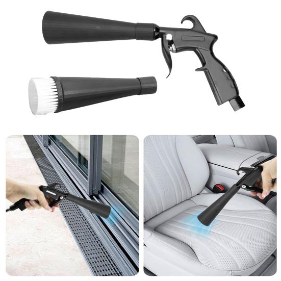 Машина для мойки автомобилей Воздуходувка высокого давления с щеткой-соединителем Воздуходувка Инструменты для детейлинга автомобиля