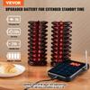 Restaurant Pager System, Wireless 500m Long Range Lineup Waiting Queue Signal, Guest Customer Calling Beepers with Vibration & Flashing, 20 Buzzers