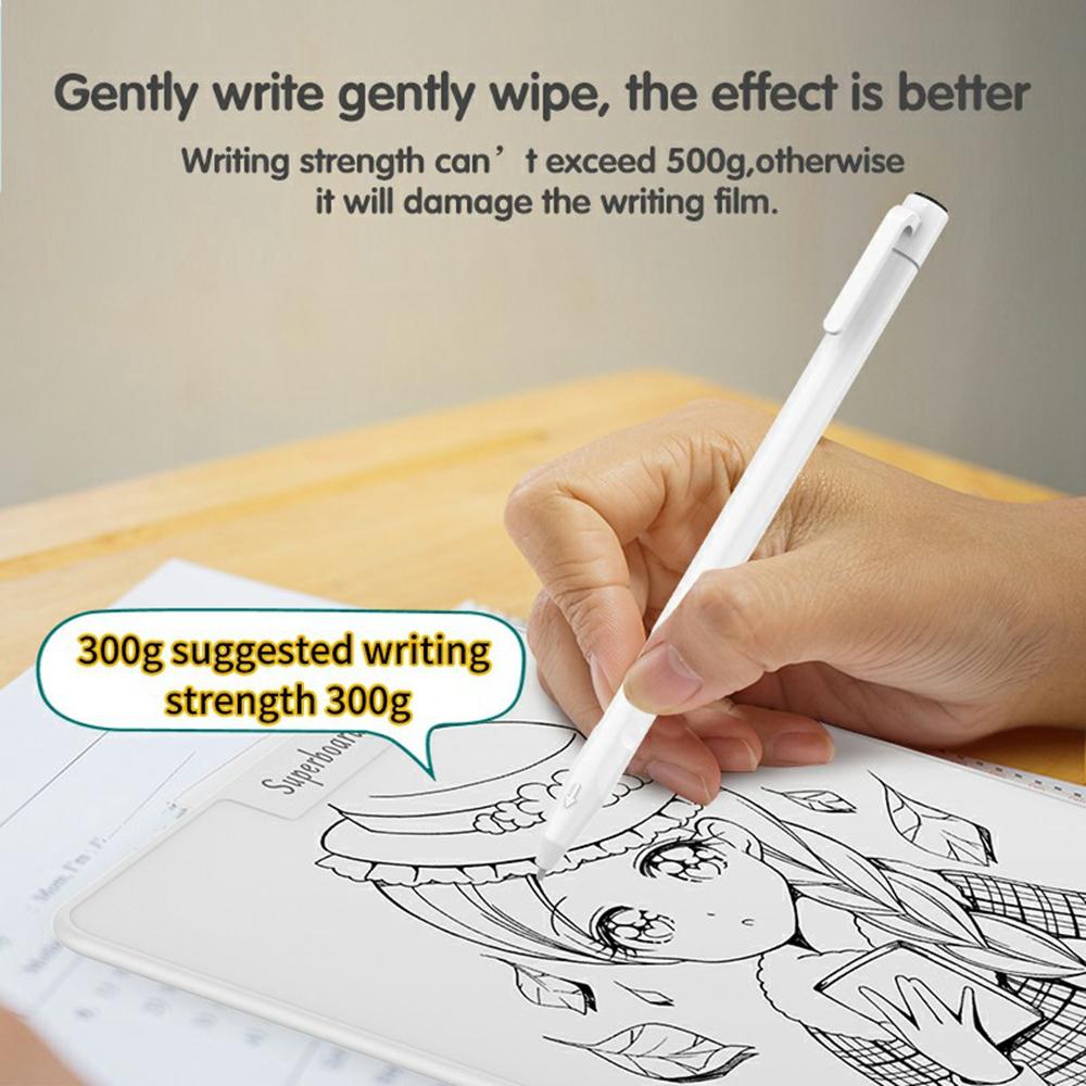 10 Inch ABS Plastic Magnetic Writing Tablet Nano Microcapsule Drawing Board with Eraser and Pen