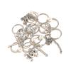 13pcs Metal Cuff Clips Dreadlocks Beads Hair Braiding Hair Braid Tubes  for Braids
