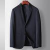 Men's Casual Spring and Autumn Light Luxury Business Single West Middle-aged and Young People Solid Color Single-breasted Trendy Suit Jacket