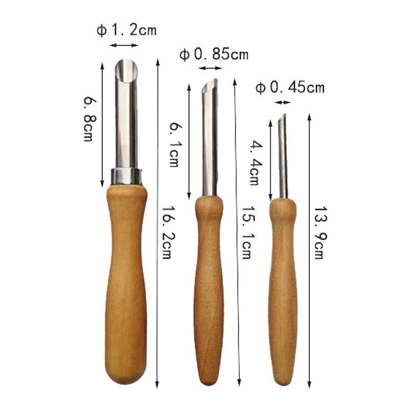 Набор из пяти инструментов для лепки из глины для скульптуры DIY