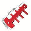 Red Table Saw Height Gauge Aluminum Measuring Tools Router Table Height Gauge  Router Table