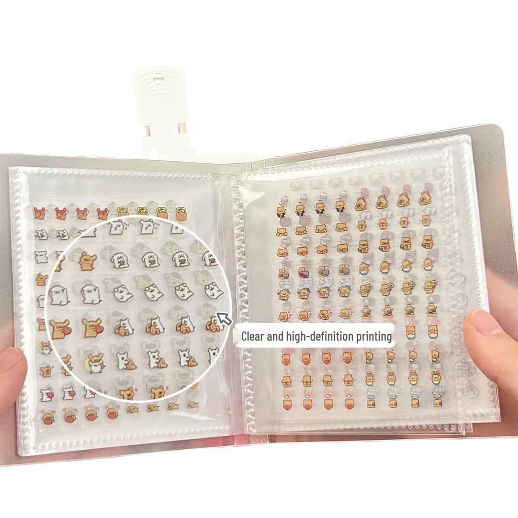 Мини-наклейки Gacha для Bullet Journal и ногтей: Милые водонепроницаемые мультяшные дизайны для детей