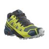 SALOMON Speedcross 5 Comfortable Fabric Durable Low-Top Trail Running Shoes Men Sneaker Black Yellow 416096
