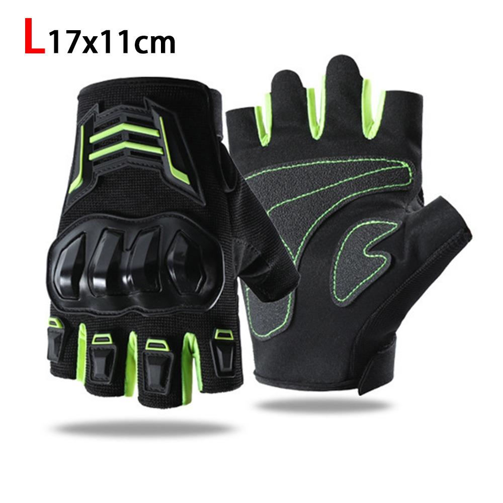 1 Pair Anti-fall Motorcycle Gloves Half Finger Driving Gloves New Cycling Gloves for Men and Women