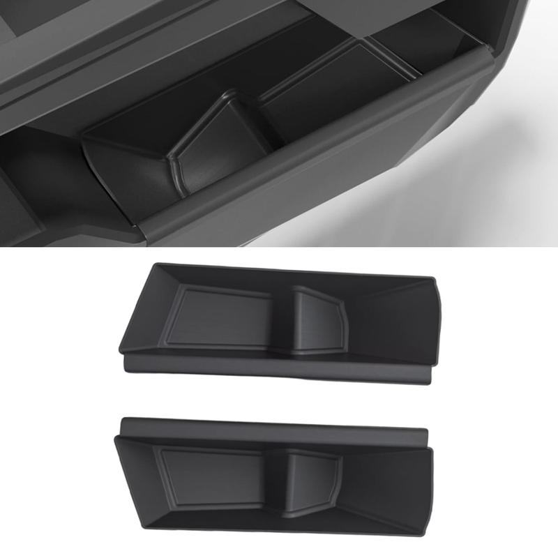 For Tesla Cybertruck 2024 2 pcs Front Side Door Slot Storage Boxs Car storage organization boxs Interior accessories