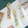 Hollow Metal Bookmark Oil Painting Pagination Mark Multifunctional Book Page Marker  Gifts