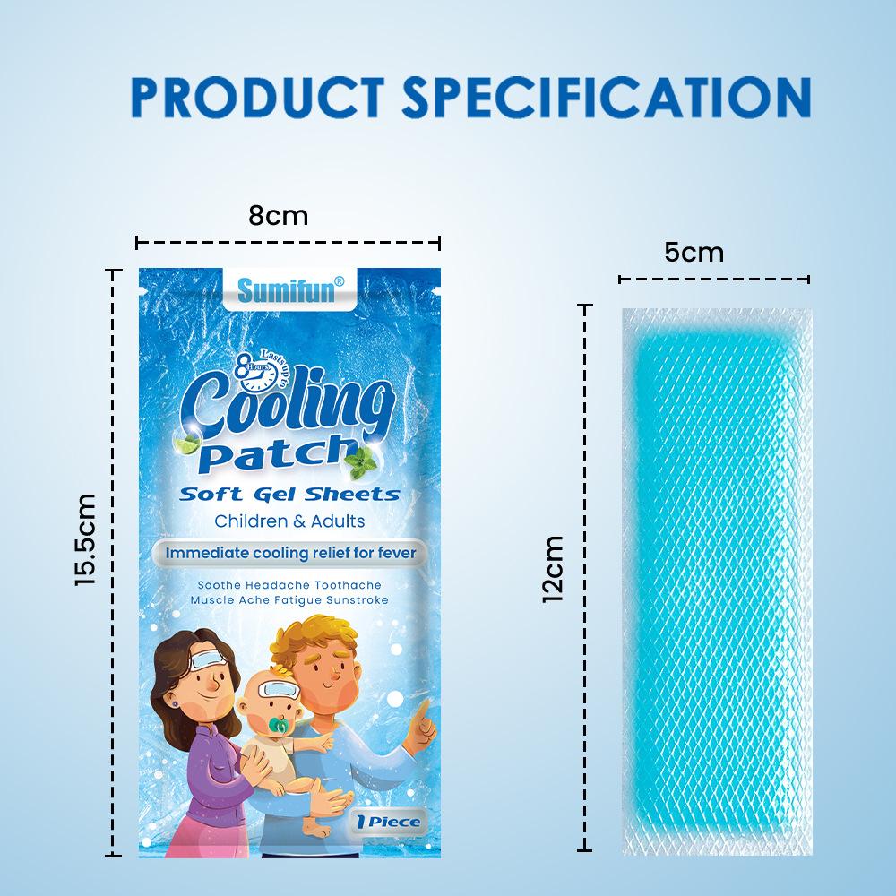 Fever Cool Patch Cool Patch охлаждающие пластыри для снятия дискомфорта и боли при лихорадке, охлаждающее средство для снижения температуры, успокаивающее средство при лихорадке