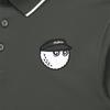 MALBON GOLF Basic Pq Polo Shirt Charcoal (Man)