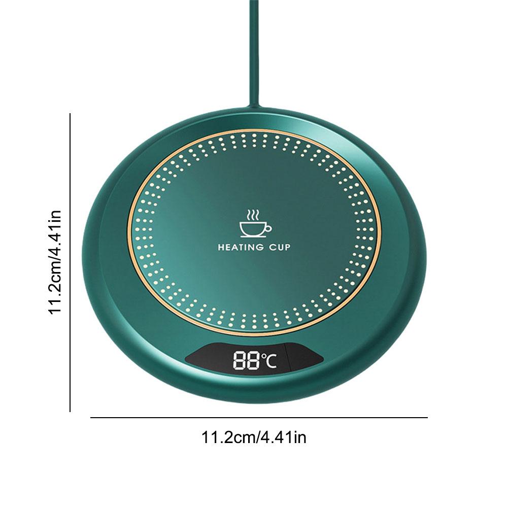 Electric Coffee Mug Warmer Smart Coffee Cup Heating Coaster 3 Temperature Setting Portable Thermostatic Hot Plat for Office Home