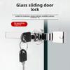 Glass Cabinet Lock: Push-Pull Window Display Counter Lock with Tooth and Long Tongue Mechanism