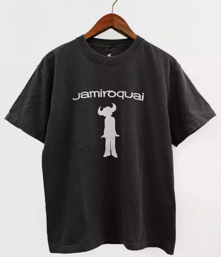 Хлопковая футболка с коротким рукавом и базовым логотипом группы Jamiroquai, все размеры S-5XL