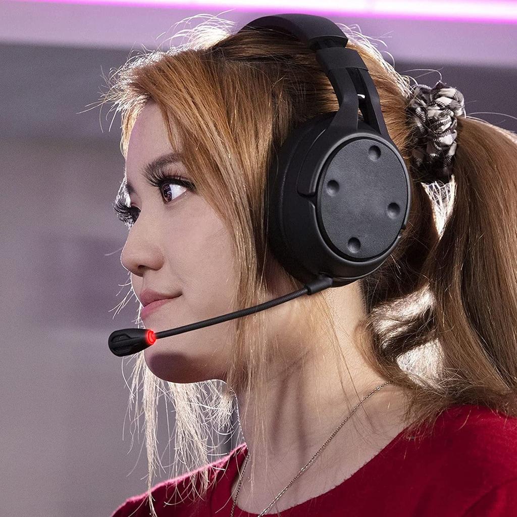 Microphone Replacement Mic for HyperX Cloud Flight / Flight S Wireless Gaming Headset, Detachable Headphones Mic Boom