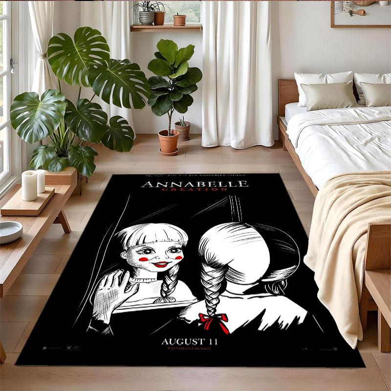 Crystal Velvet Rug Soft Non Slip Indoor Floor Mat Home DecorThe Conjuring Annabelle