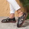 Модные женские сандалии 2024 года, летние туфли на плоской подошве, удобные нескользящие мокасины для мам, дышащие однотонные туфли для ходьбы Zapatos De Mujer