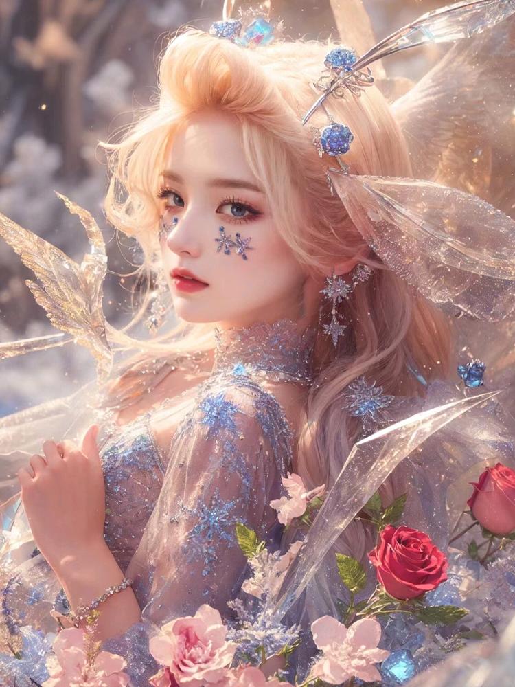 Новая алмазная роспись Красная серия Крылатый ангел Девушка 5DDIY Картина Мозаика Вышивка Хэллоуин Украшение стены Подарок