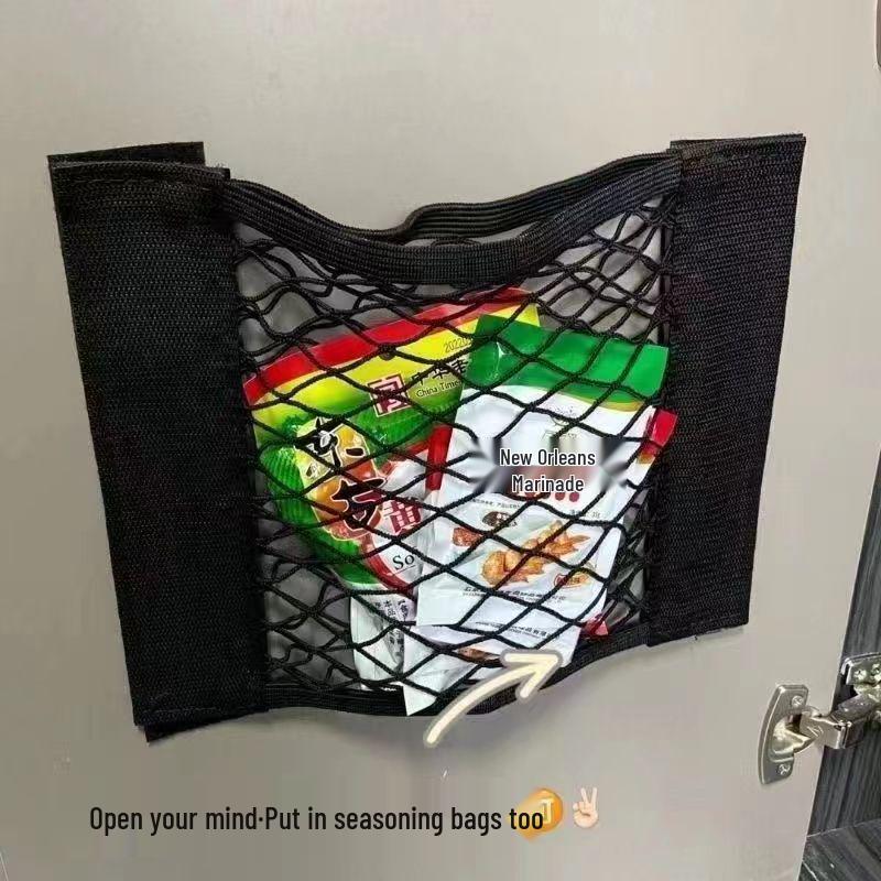 Настенный кухонный шкаф, клейкий сетчатый держатель для мусорных пакетов