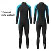 1,5 мм мужской водолазный костюм с длинным рукавом - теплый, солнцезащитный, зимний костюм для серфинга с медузами