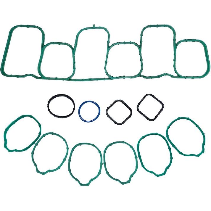 Engine Intake Manifold Gasket Kit Fits for Ford F-150 Mustang Edge for Lincoln MKZ MKX 3.5L-3.7L V6 DOHC 2011-2015