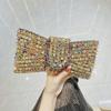 Elegant European-American Retro Clutch: Diamond-Embellished, One-Shoulder or Crossbody Ladies Small Evening Celebrity Bag