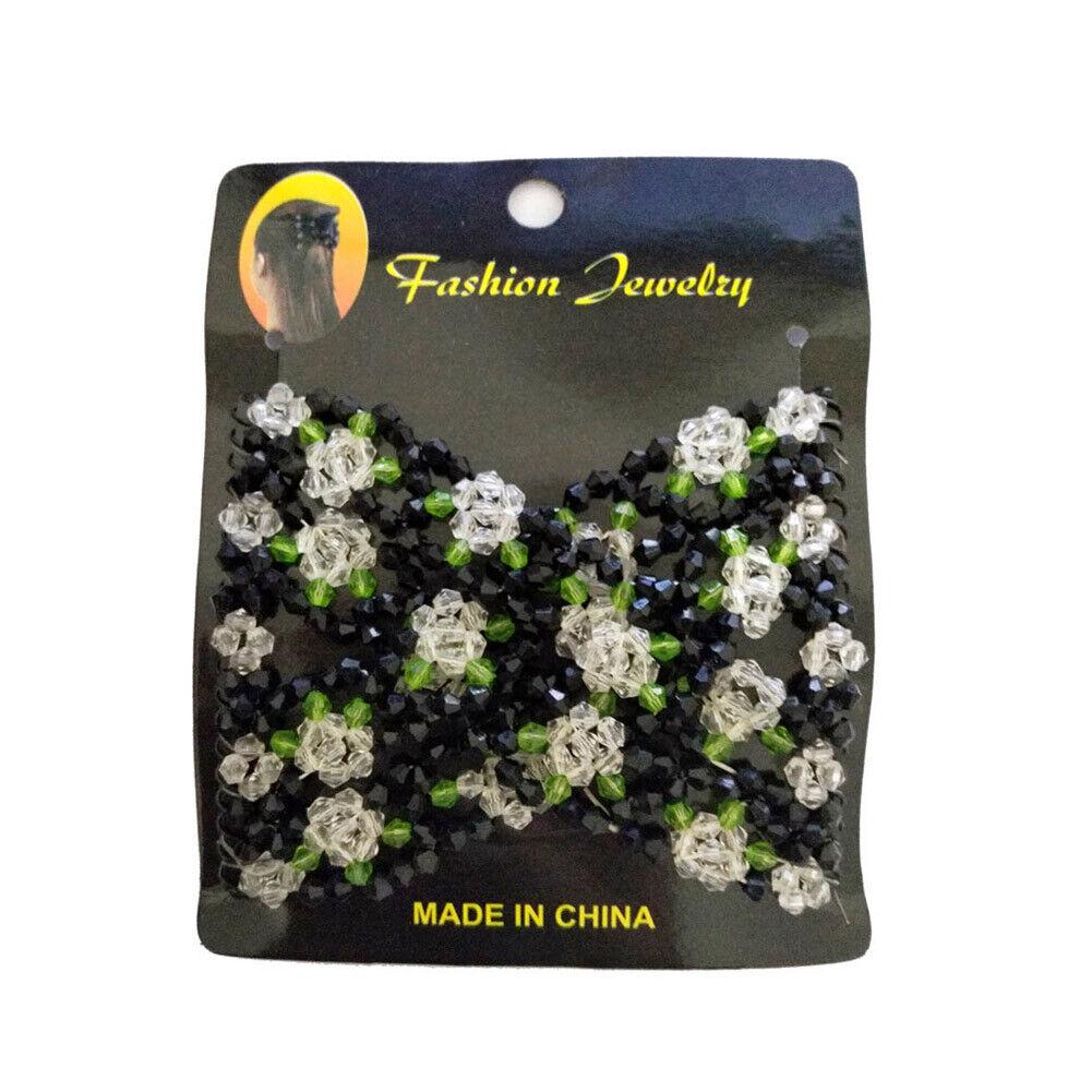 Женские волшебные эластичные двойные бусины для волос, легкая эластичная расческа для волос, заколки для волос