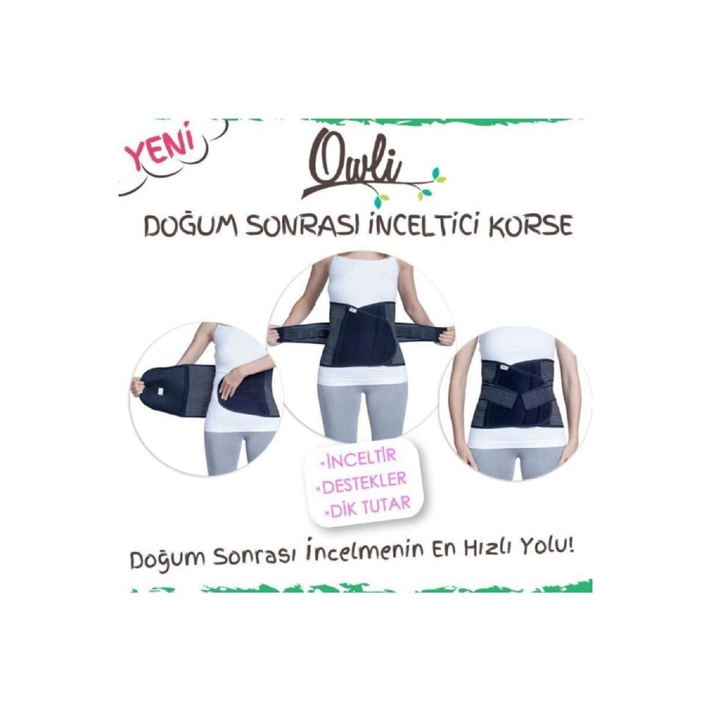 Корсет послеродовой для похудения Черный М/л