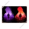 Rias Akeno High School Dxd Metal Signs Bar Decoration Bar Club Tin Sign Poster