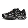 XT-6 GORE-TEX Black Silver Unisex Sneakers Shoes-Silver L47450600
