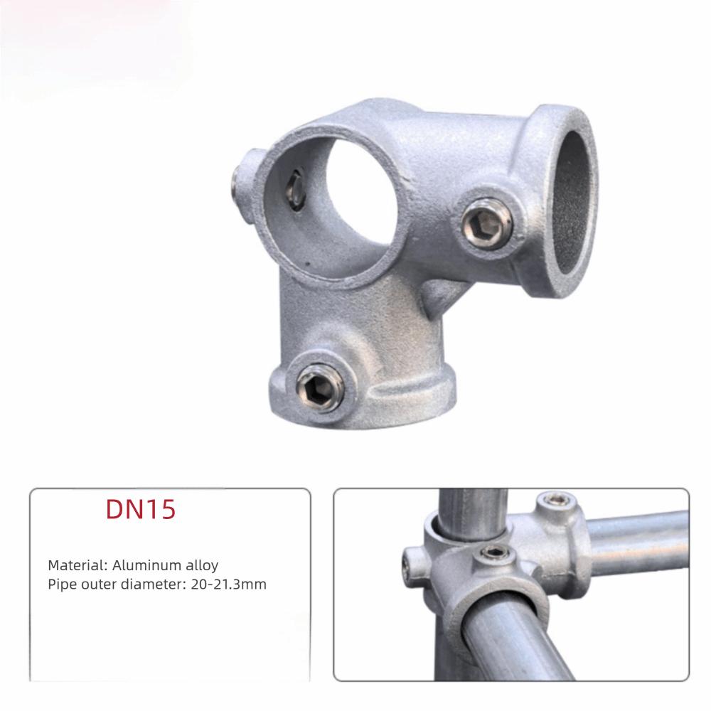 Aluminum Alloy Steel Frame Fasteners 1\2''/3\4" Circular Pipe Connector Pipes