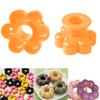 DIY резак для пончиков, форма для печенья, торта, выпечки, хлеба, десертов, пончиков, круглая форма в форме цветка, кухонные инструменты, украшение