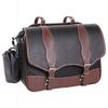 DEGNER Nylon Saddle PVC and 33cm X 42cm X 16cm Bag, (Synthetic Leather) Nylon, Brown, (H), NB-100