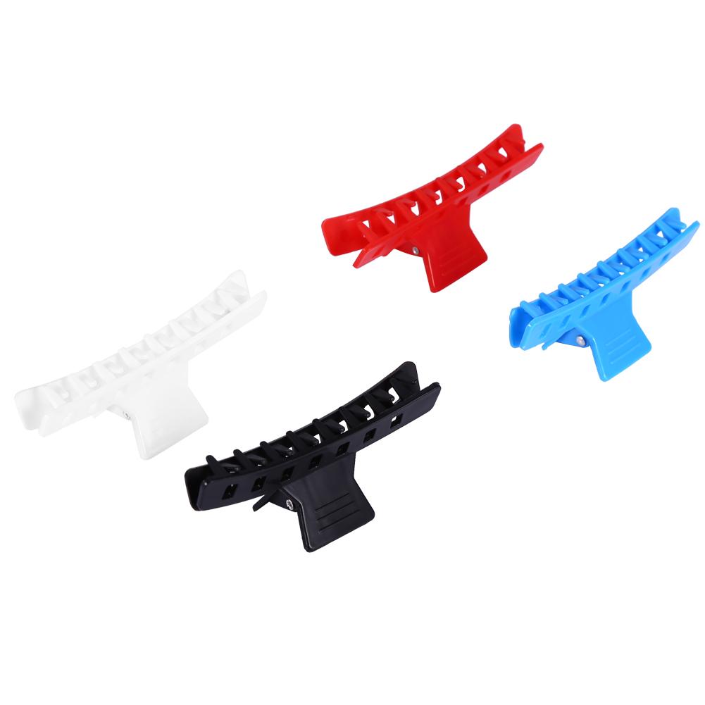 12PCS Salon Plastic Hair Claw Clip Clamps Hairpin Hairdressing Styling Accessories Tools
