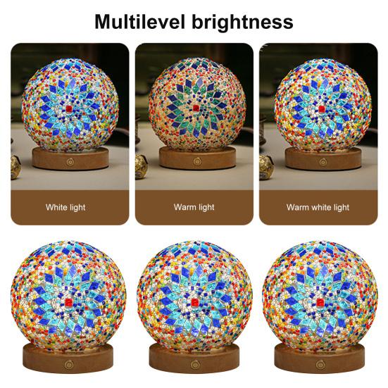 Ночник широкого применения, украшение стола, красочный привлекательный ночник в богемном стиле, поставка для гостиной