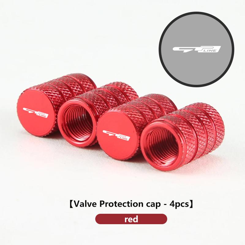 4pcs Car Wheel Tire Air Valve Cap Stem Dustproof Cap Cover For KIA Sportage Ceed Sorento Cerato Optima Picanto Rio Soul NI5