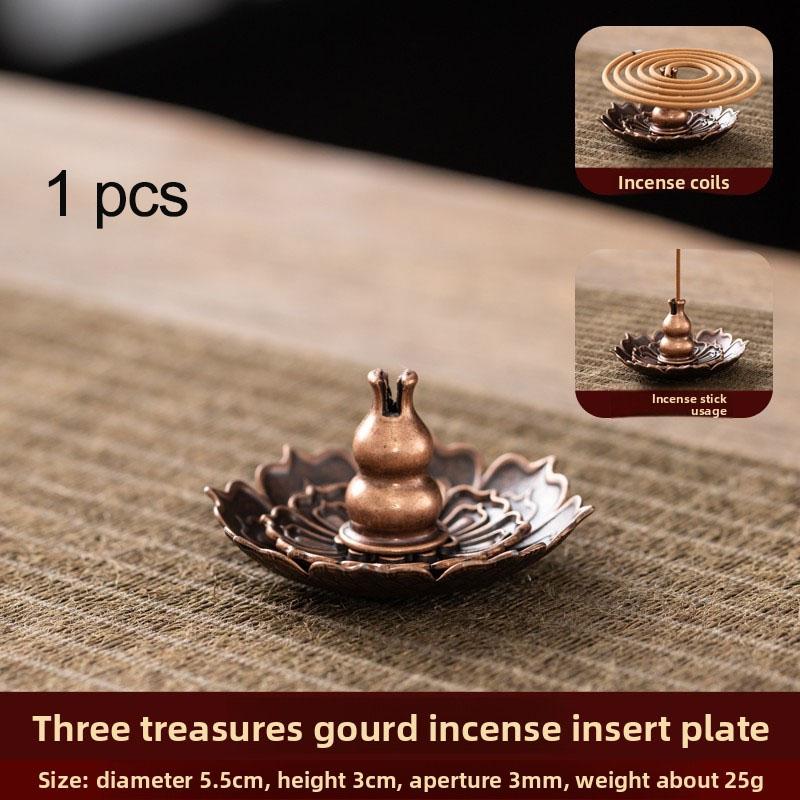 Creative Split Multi Functional Triple Treasure Incense Plate Incense Tower Incense Burning Plate Incense Burner 7