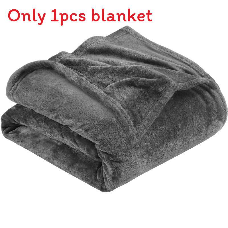 Плюшевое одеяло легкого дизайна для декора гостиной