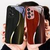 Сетка с текстурой дерева черная Для Samsung S8 S9 S10 20 U ltra S21 Pro S22 Plus S23 FE S24 Ultra 22 S25 Edge S25Ultra Стеклянный Чехол для Телефона