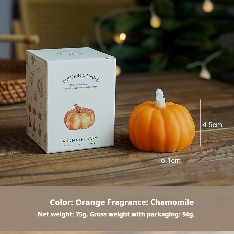 Halloween Scented Candle Atmosphere with Gift Simulation Pumpkin Fragrance
