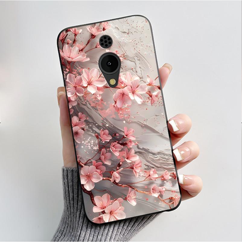 Печатный чехол для телефона Nokia 150 2G 2023 C2 C10 C20 Funda Coque Мягкий силикон Черный корпус Чехол Милый Цветок Мультяшный Корпус Capa