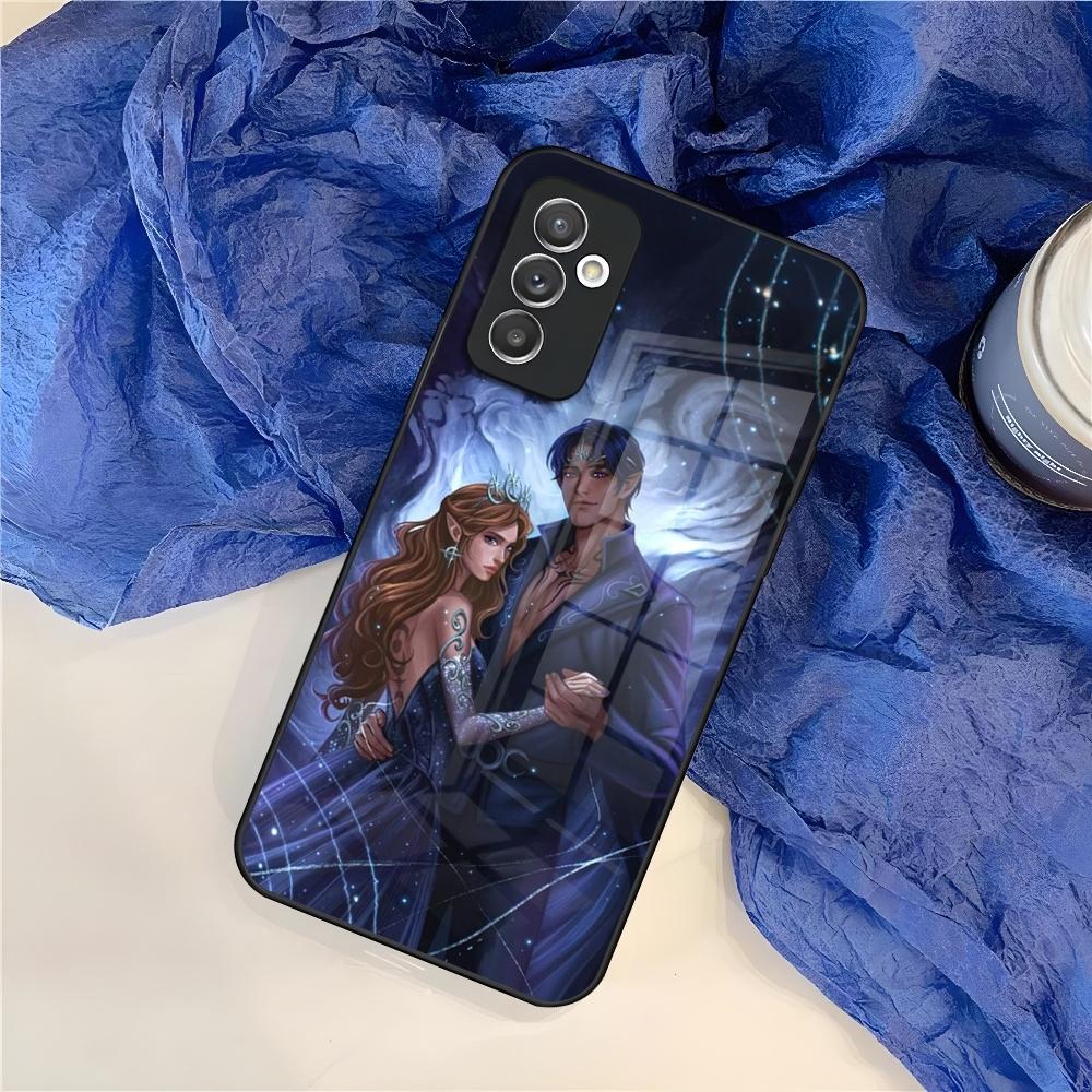 Чехол для телефона Acotar A Court of Mist and Fury для Samsung Galaxy S26 S25 S24 S30 S21 S23 S20 S22 Fe Pro Edge Ultra Plus стеклянный Чехол