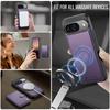 For Google Pixel 9 Pro/Google Pixel 9 Case JEEHOOD J09 RFID Blocking Card Holder Leather Back Phone Cover Magnetic Case