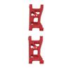 2PCS Front Lower Suspension Arms Set Alloy RC Front Lower Arm Replacement for 1 24 RC Car Upgrade Parts Red