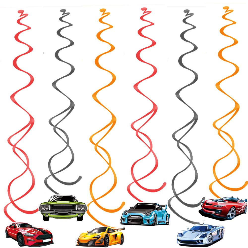 Boy Car Birthday Decoration Set Party Supplies Wheels Birthday Party Theme Cup Plate Napkin Tableware Banner Ballon Deco For Kid