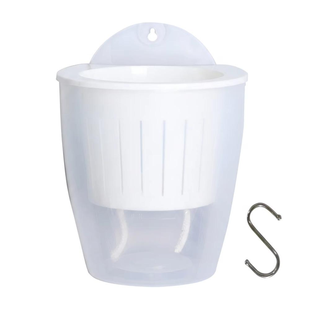 Ventilated Self Watering Flower Pots Space Saving Flower Planter Lazy Plant Pot Garden Supplies