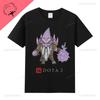 DOTA 2 Футболка Известная Игровая Футболка Одежда Мужская 100% Хлопок Круглый Вырез Повседневная Классическая Подарки для Геймеров Топы Футболки с Принтом