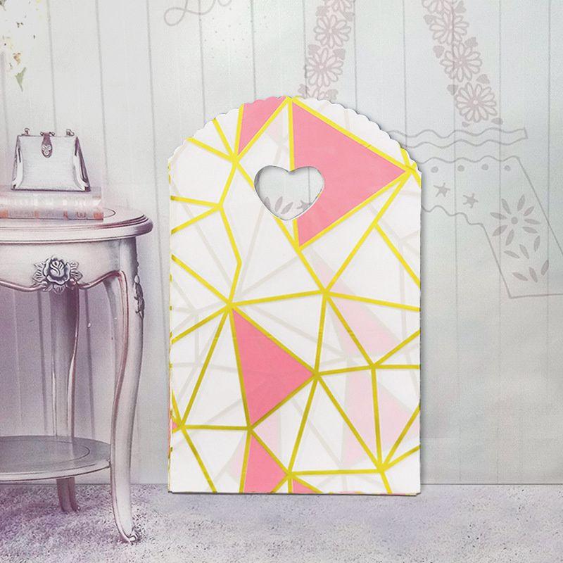 Small Plastic Bag With Handle Packaging Bags Boutique Gift Bag Mini Bag 50Pcs Trinket Bag Multi Designs