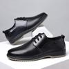 Fashion Fashion Black Men Suit Shoes Party Man Dress Shoes Italian Luxury Soft Sole Leather Formal Shoes Men Office Hollow Leather Shoes